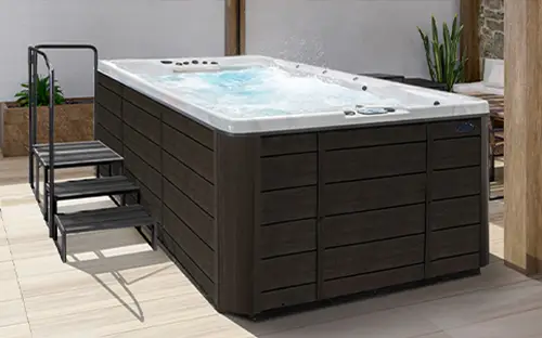 People in Cal Spas Swim Pro